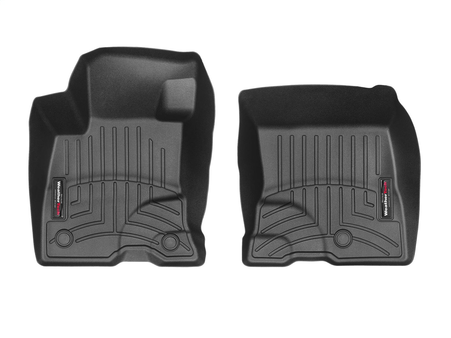 Weathertech 4416071 FloorLiner™ DigitalFit®; Black; Front; Weathertech 4416071