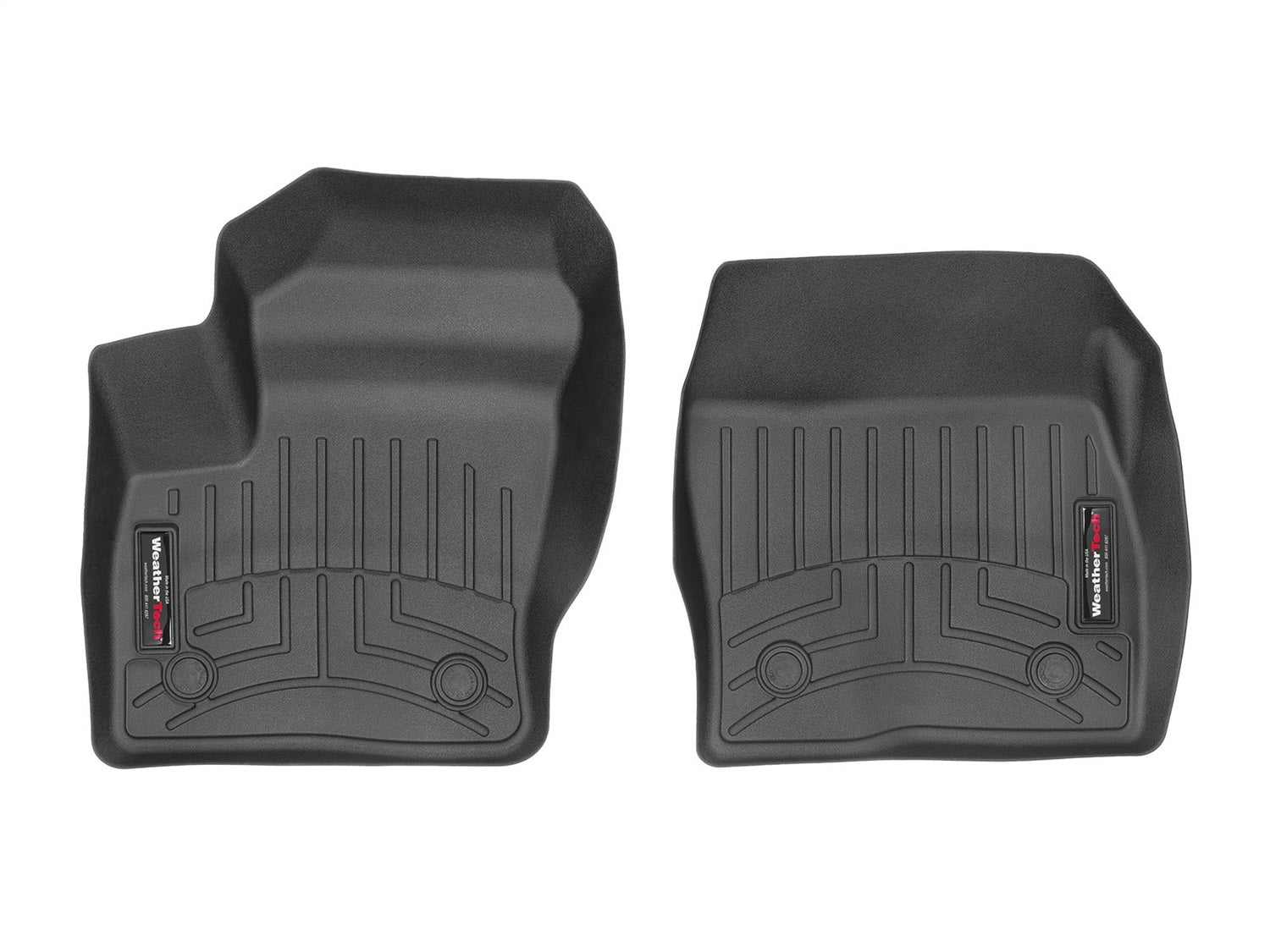 Weathertech 4416081 FloorLiner™ DigitalFit®; Black; Front; Weathertech 4416081