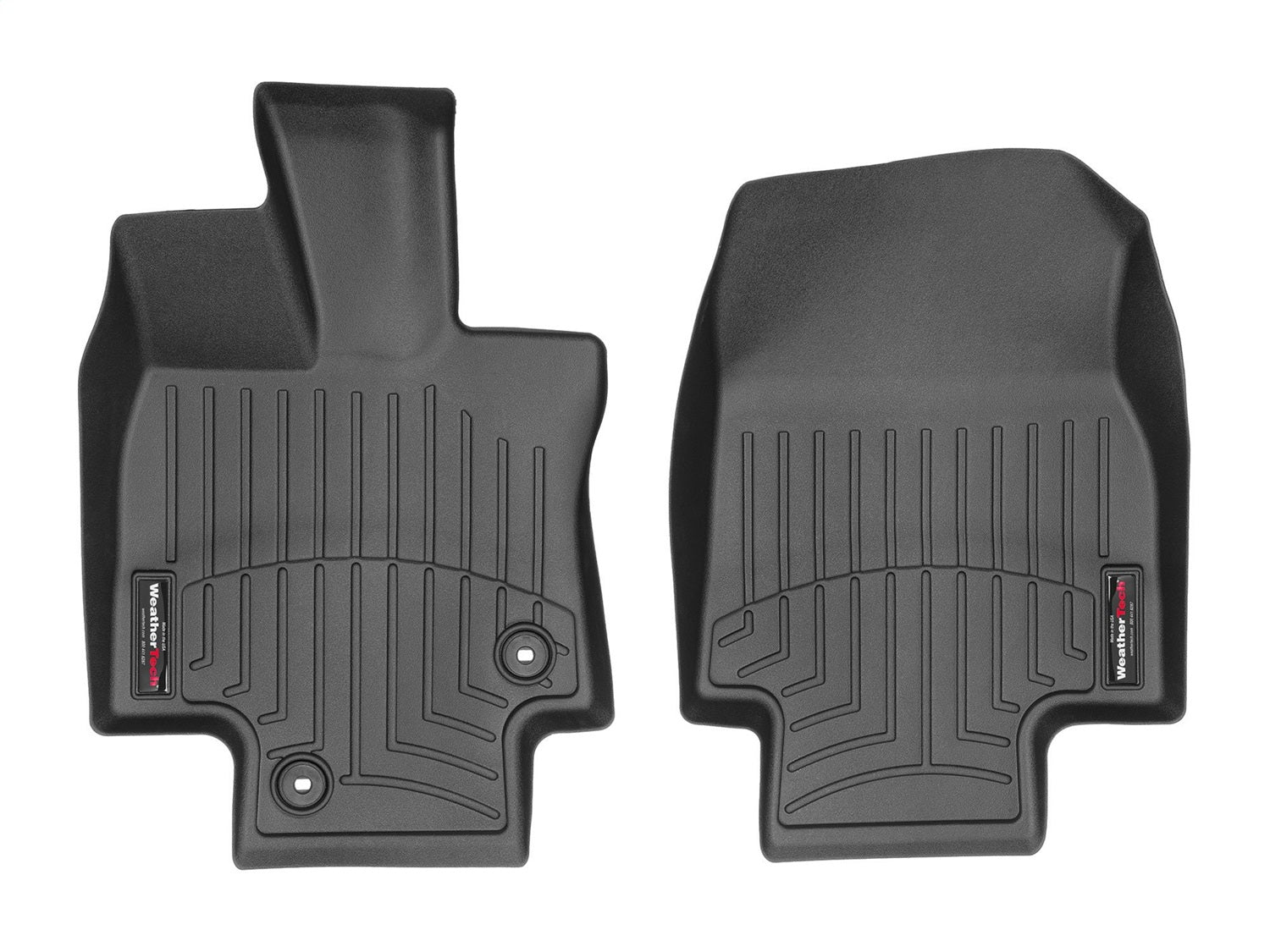 Weathertech 4416091 FloorLiner™ DigitalFit®; Black; Front; Weathertech 4416091
