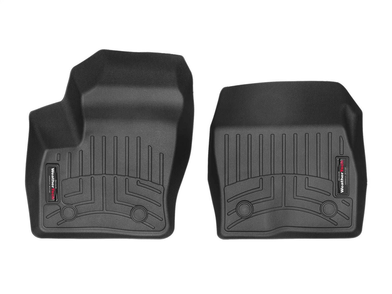 Weathertech 4416161V FloorLiner™ DigitalFit®; Black; Front; Weathertech 4416161V