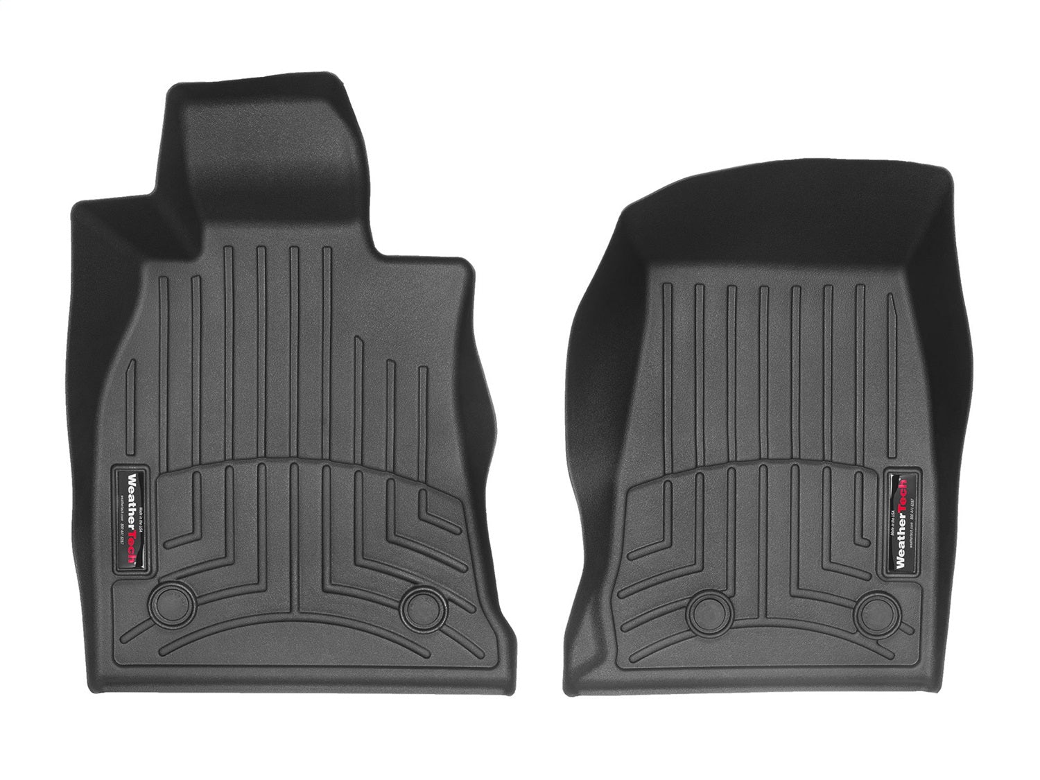 Weathertech 4416181 FloorLiner™ DigitalFit®; Black; Front; Weathertech 4416181