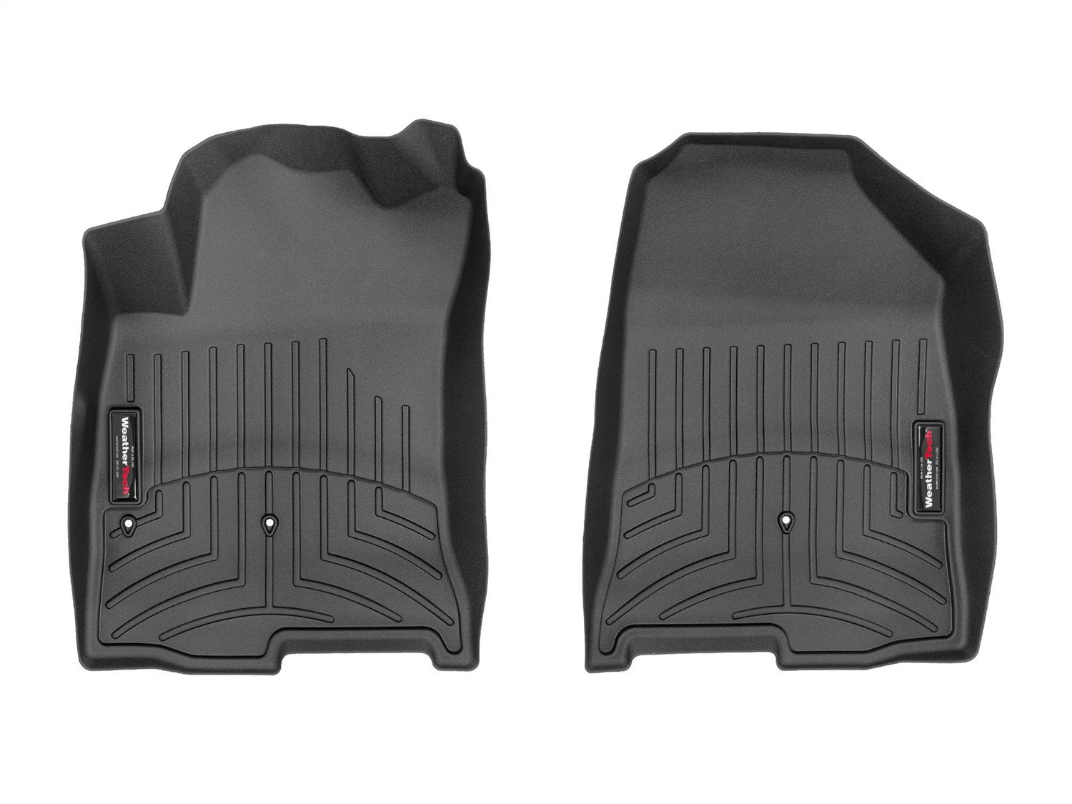 Weathertech 4416201 FloorLiner™ DigitalFit®; Black; Front; Weathertech 4416201