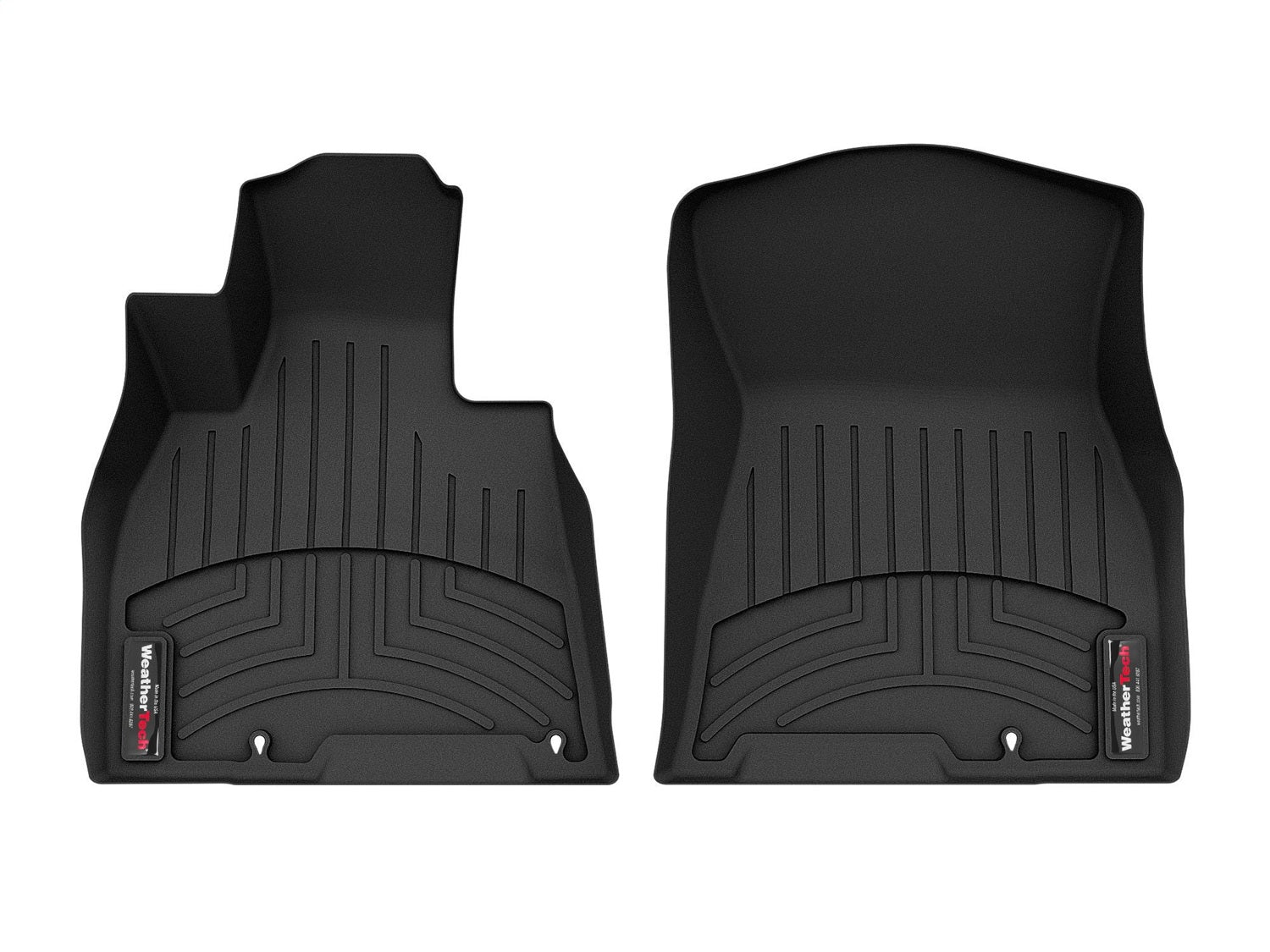 Weathertech 4416211 FloorLiner™ DigitalFit®; Black; Front; Weathertech 4416211