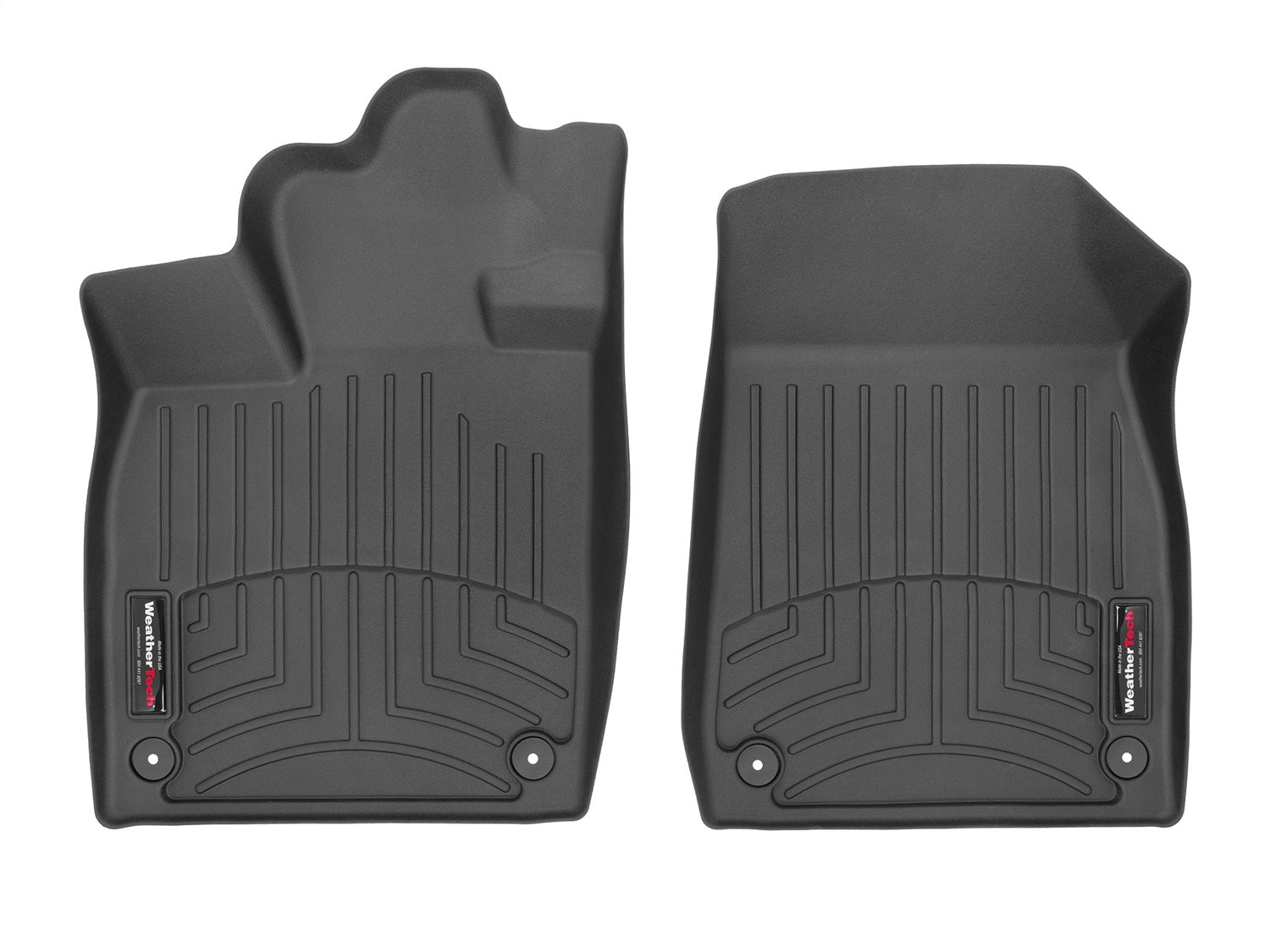 Weathertech 4416371 FloorLiner™ DigitalFit®; Black; Front; Weathertech 4416371