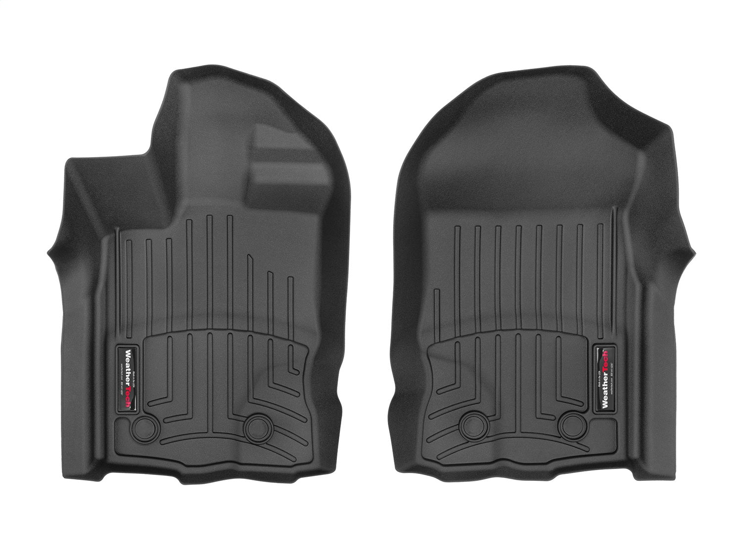 Weathertech 4416401 FloorLiner™ DigitalFit®; Black; Front; Weathertech 4416401