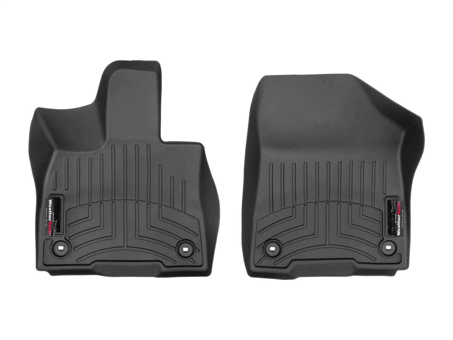 Weathertech 4416411 FloorLiner™ DigitalFit®; Black; Front; Weathertech 4416411