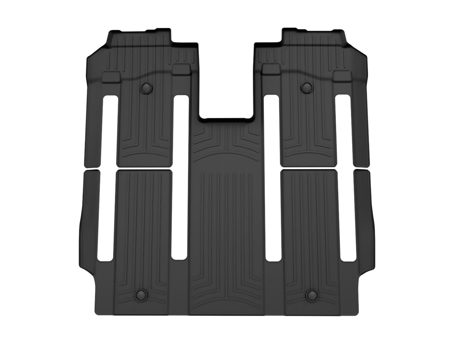 Weathertech 4416415 FloorLiner™ DigitalFit®; Black; Rear and Third Row; Weathertech 4416415