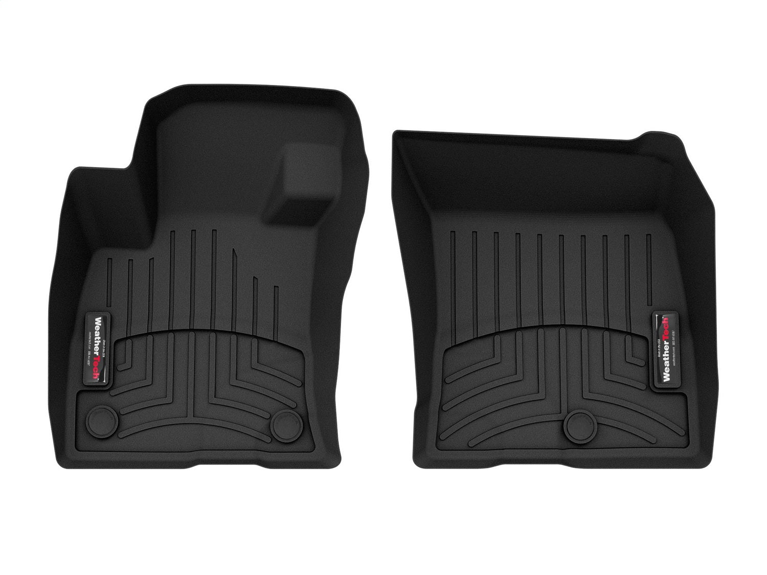Weathertech 4416421 FloorLiner™ DigitalFit®; Black; Front; Weathertech 4416421