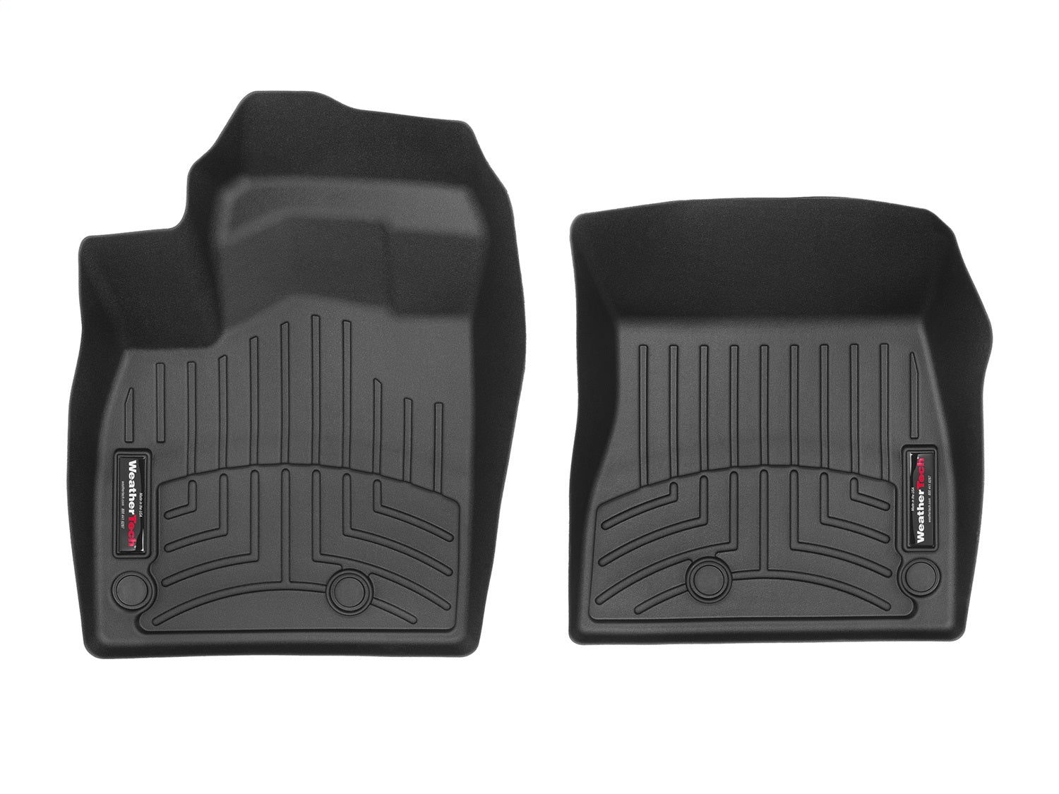 Weathertech 4416441 FloorLiner™ DigitalFit®; Black; Front; Weathertech 4416441