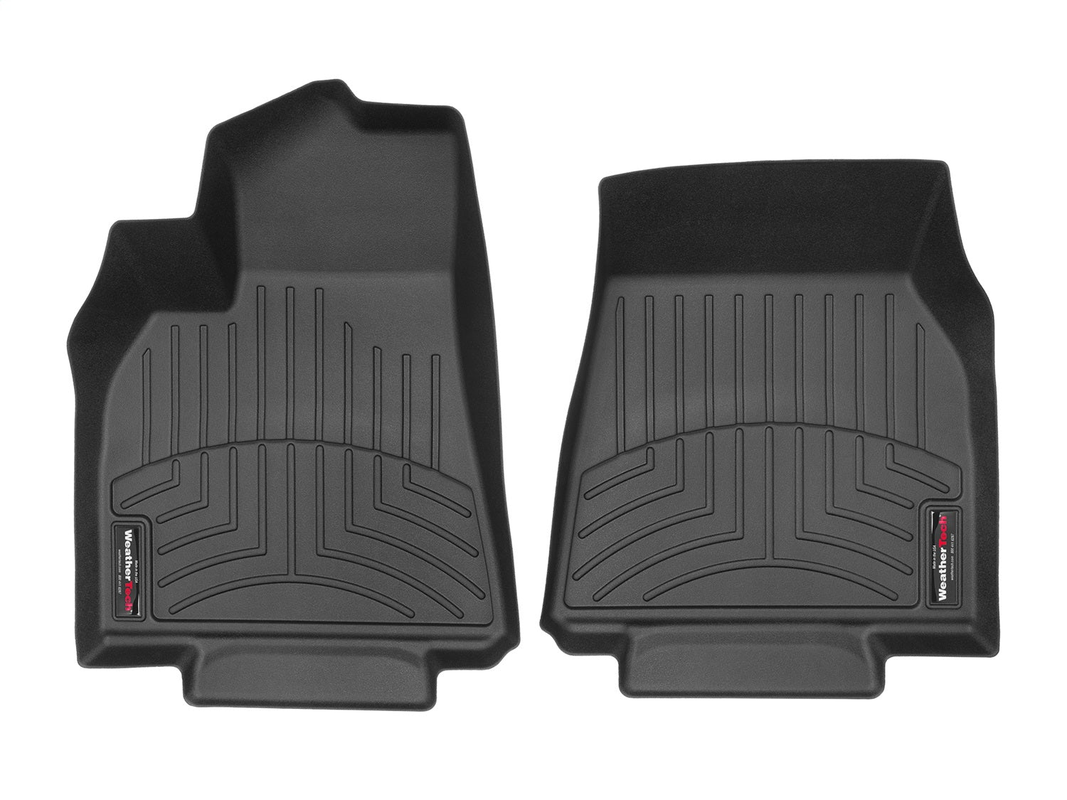 Weathertech 4416491 FloorLiner™ DigitalFit®; Black; Front; Weathertech 4416491