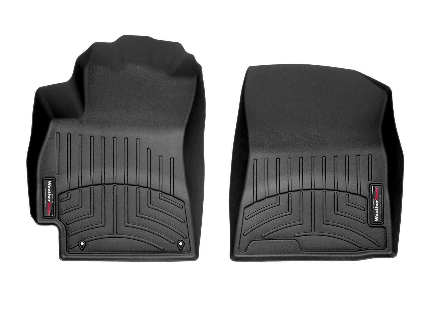 Weathertech 4416521 FloorLiner™ DigitalFit®; Black; Front; Weathertech 4416521