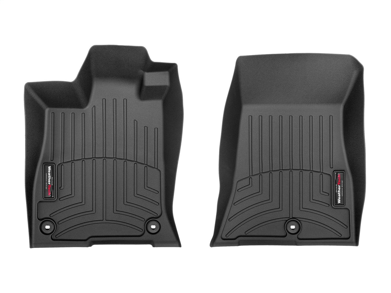 Weathertech 4416551 FloorLiner™ DigitalFit®; Black; Front; Weathertech 4416551