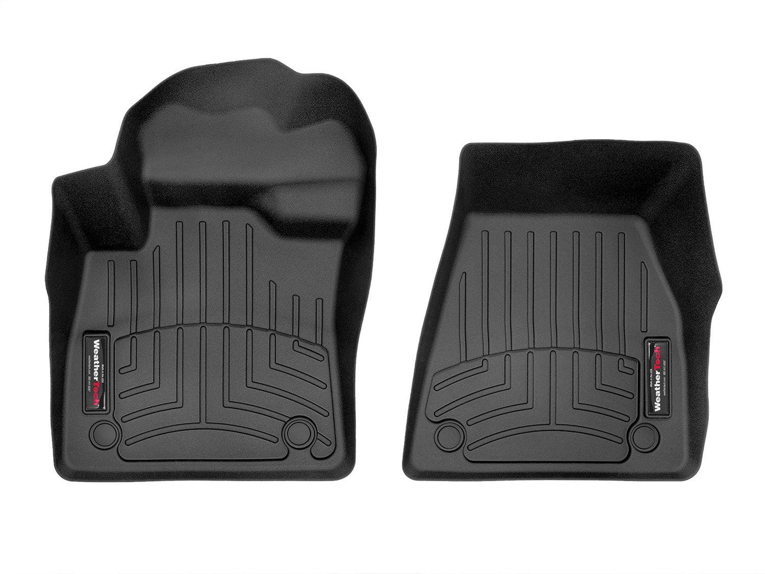 Weathertech 4416611 FloorLiner™ DigitalFit®; Black; Front; Weathertech 4416611