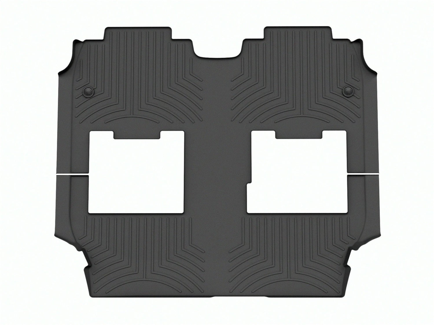 Weathertech 4416622 FloorLiner™ DigitalFit®; Black; Rear and Third Row; Weathertech 4416622