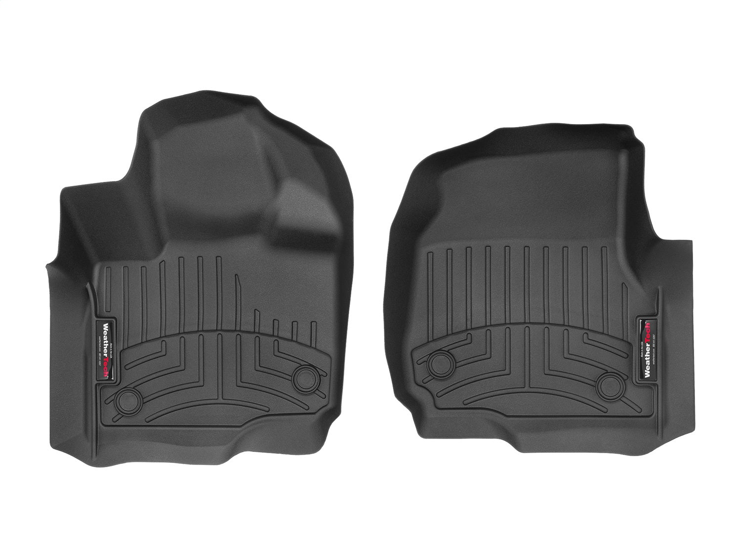 Weathertech 4416651 FloorLiner™ DigitalFit®; Black; Front; Weathertech 4416651