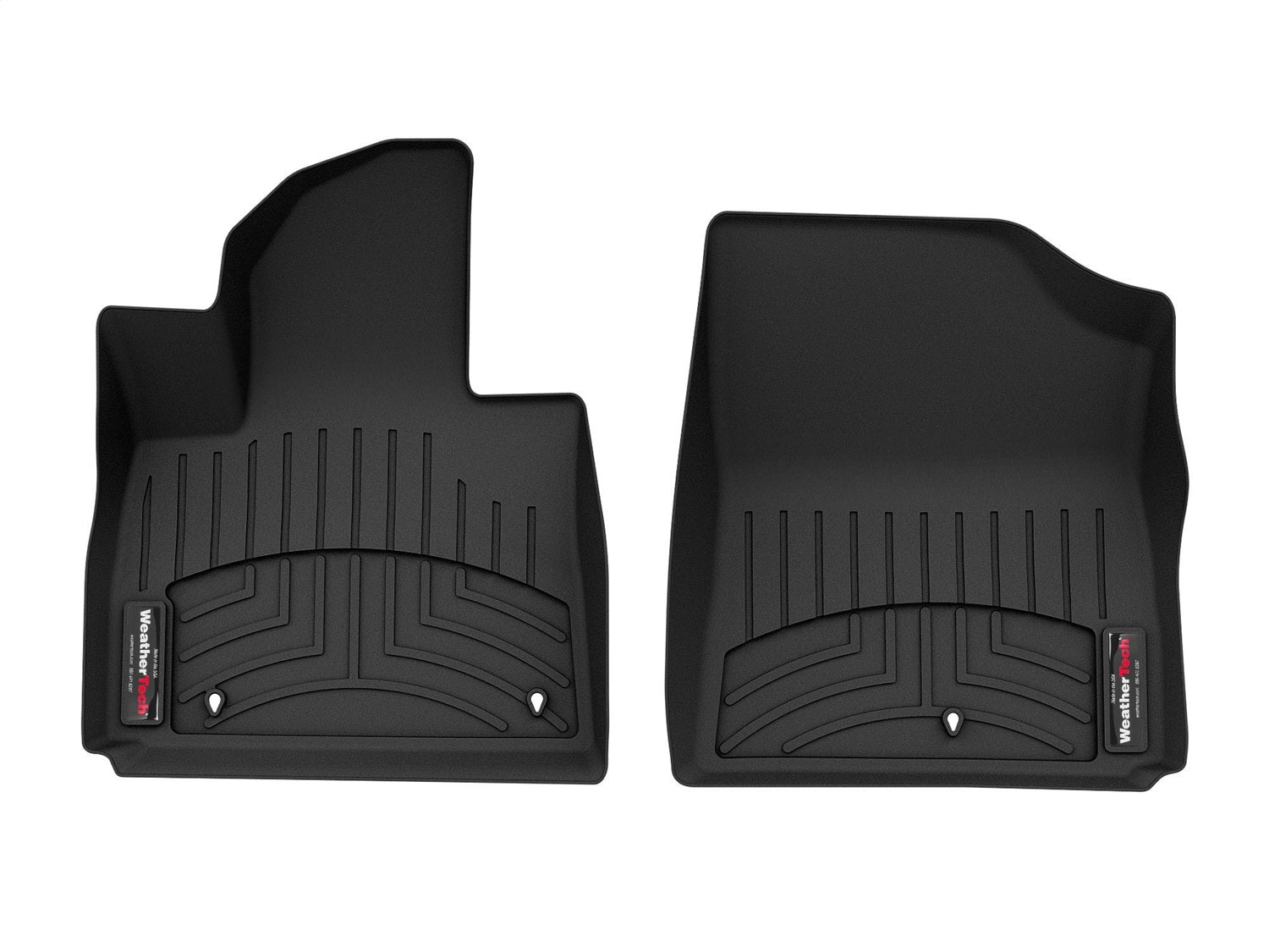 Weathertech 4416771 FloorLiner™ DigitalFit®; Black; Front; Weathertech 4416771