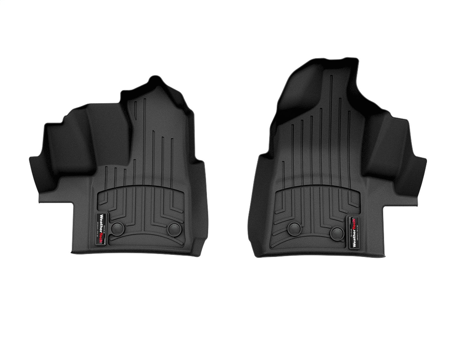 Weathertech 4416801 FloorLiner™ DigitalFit®; Black; Front; Weathertech 4416801