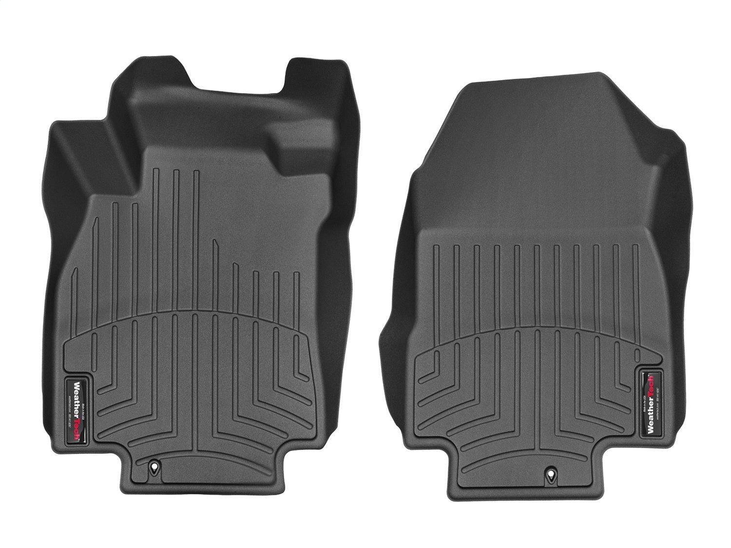 Weathertech 441681 FloorLiner™ DigitalFit®; Black; Front; Weathertech 441681