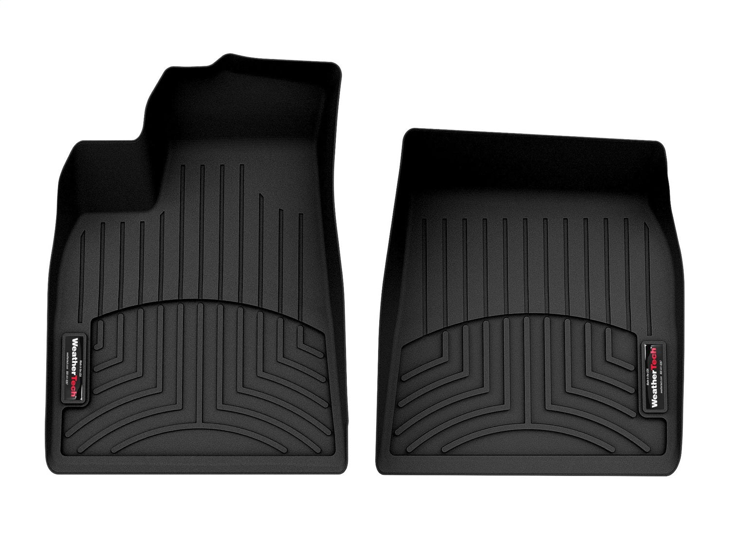Weathertech 4416821 FloorLiner™ DigitalFit®; Black; Front; Weathertech 4416821