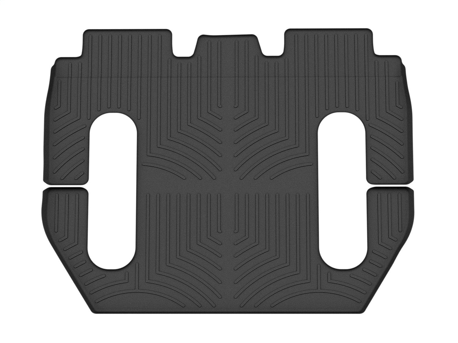 Weathertech 4416822 FloorLiner™ DigitalFit®; Black; Rear and Third Row; 1 Piece; Weathertech 4416822