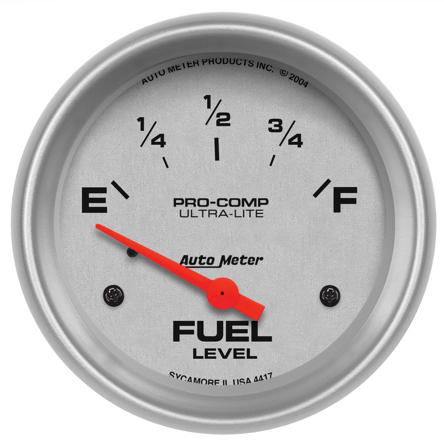 AutoMeter 4417 GAUGE; FUEL LEVEL; 2 5/8in.; 0OE TO 30OF; ELEC; ULTRA-LITE AutoMeter 4417