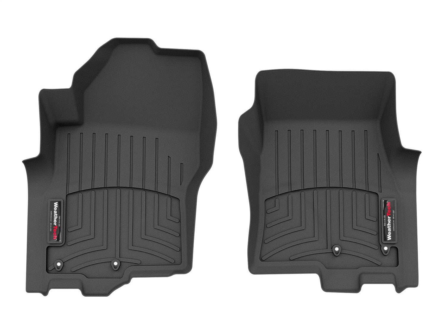 Weathertech 4417051 FloorLiner™ DigitalFit®; Black; Front; Weathertech 4417051