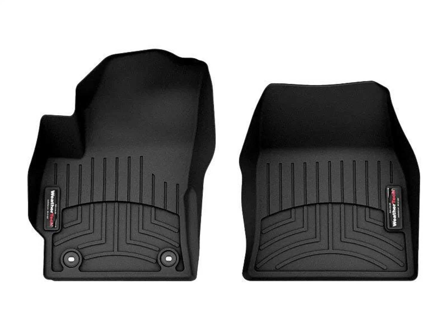 Weathertech 4417071 FloorLiner™ DigitalFit®; Black; Front; Weathertech 4417071