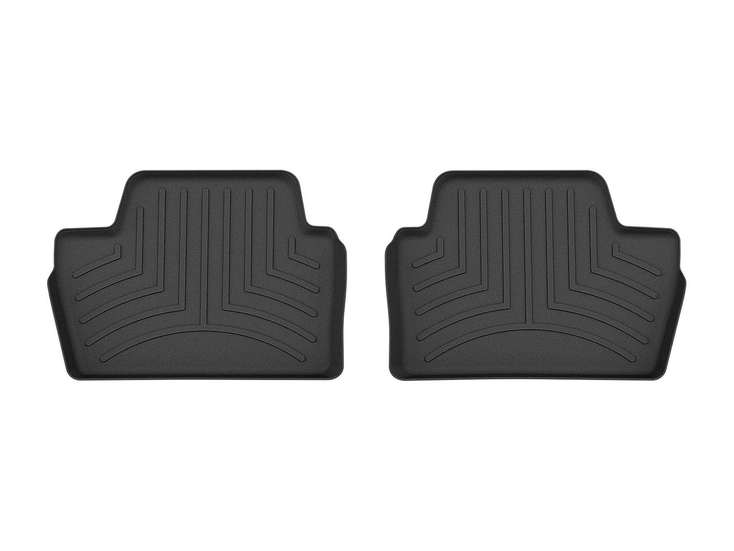 Weathertech 4417112 FloorLiner™ DigitalFit®; Black; Rear; 2 Pieces; Weathertech 4417112