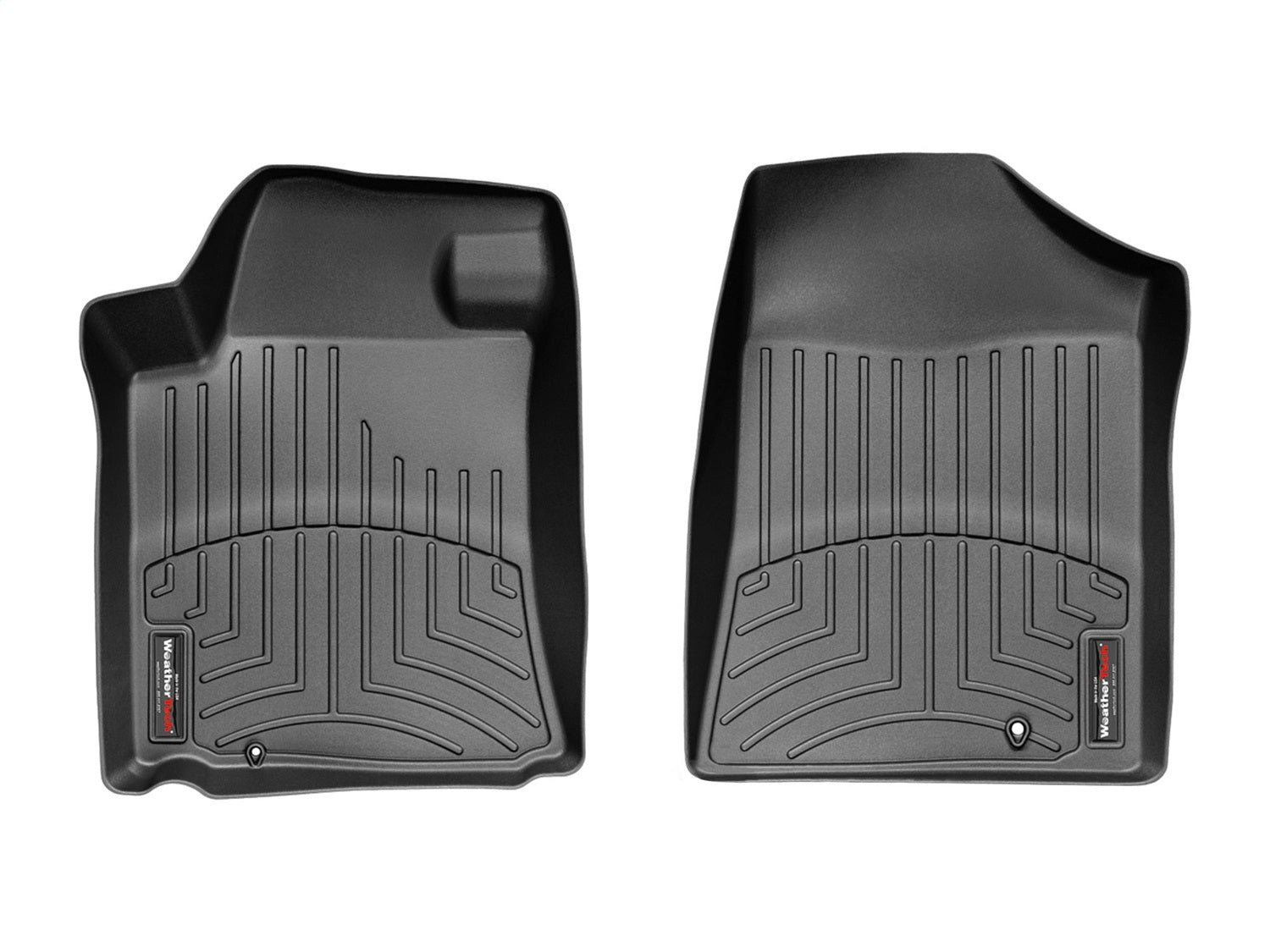 Weathertech 441711 FloorLiner™ DigitalFit®; Black; Front; Weathertech 441711