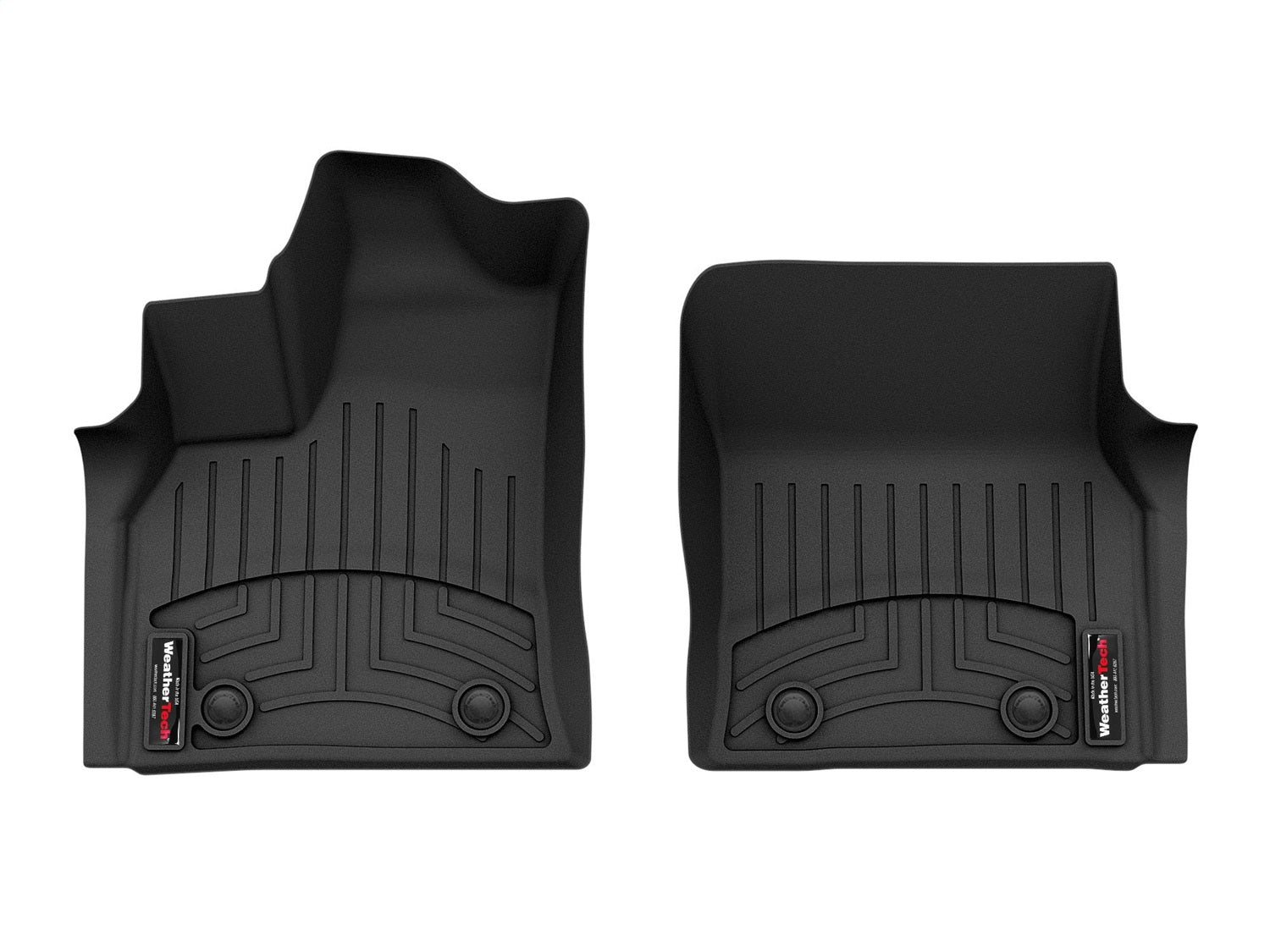 Weathertech 4417131 FloorLiner™ DigitalFit®; Black; Front; Weathertech 4417131
