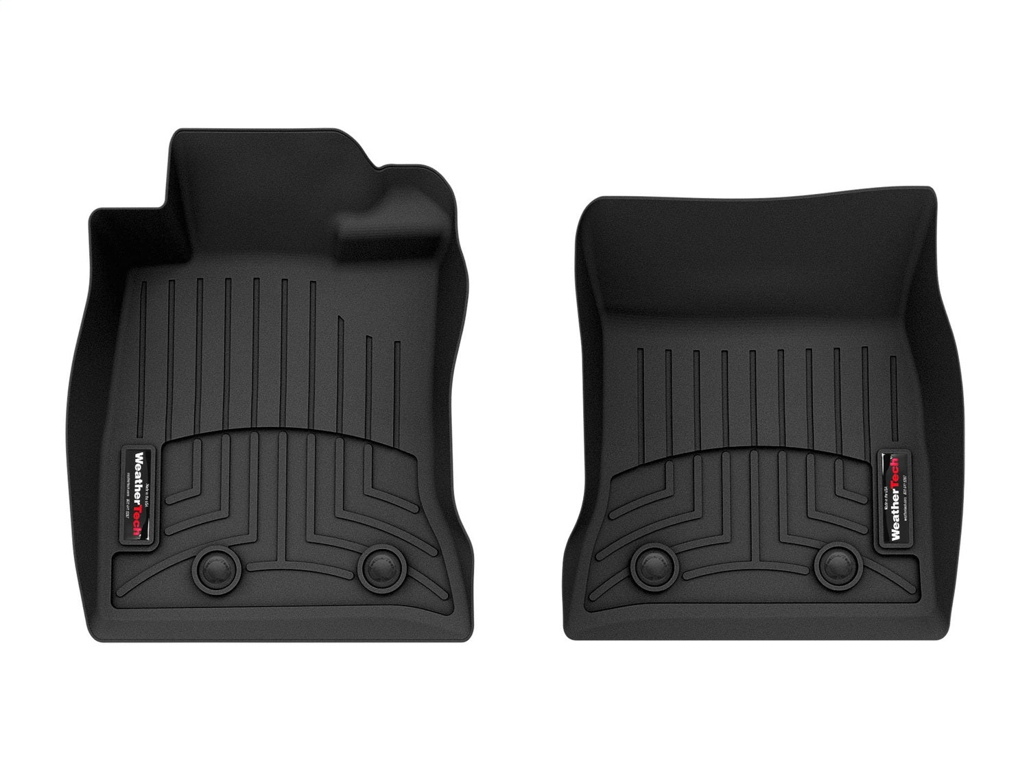 Weathertech 4417141 FloorLiner™ DigitalFit®; Black; Front; Weathertech 4417141
