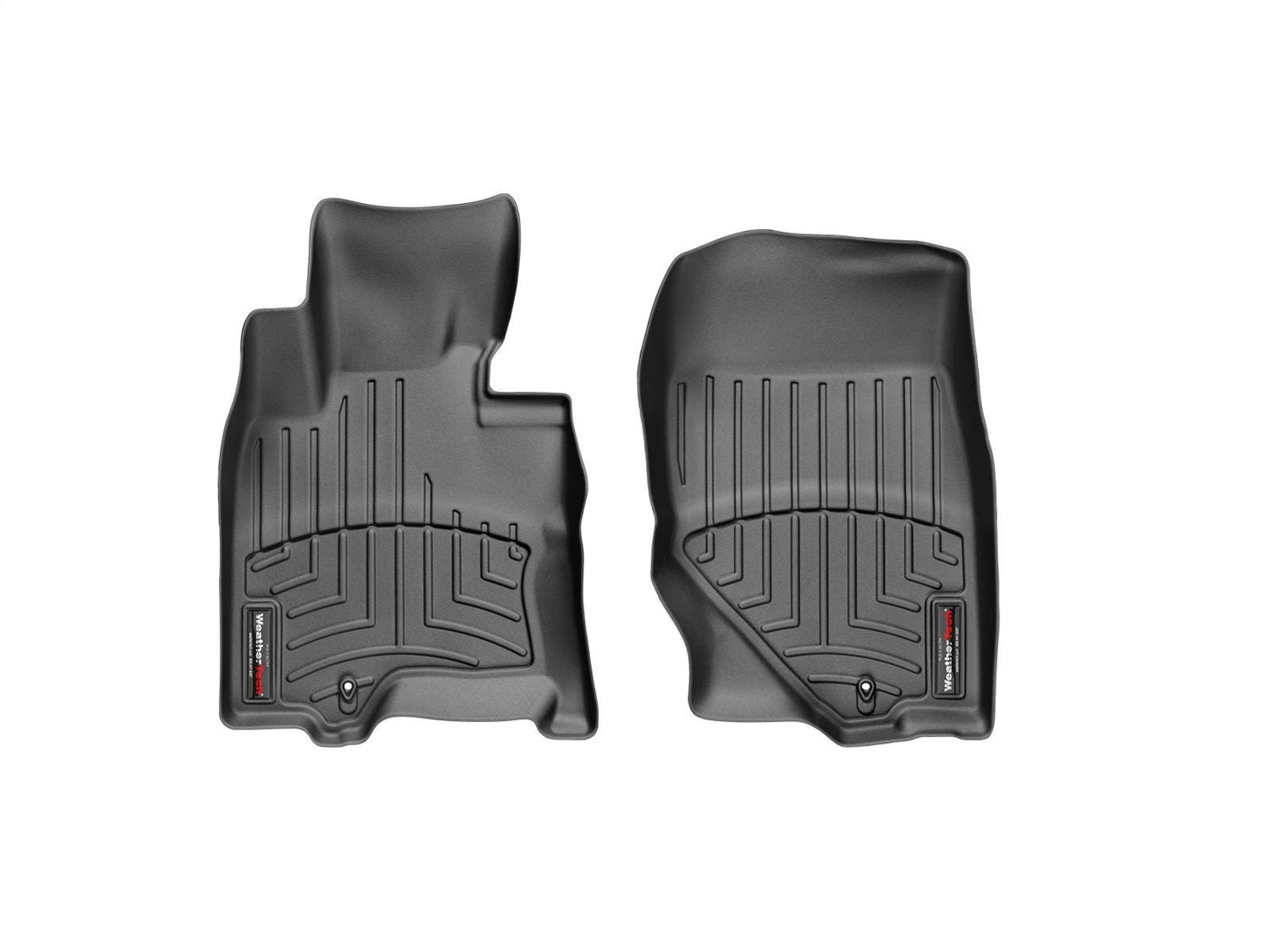 Weathertech 441721 FloorLiner™ DigitalFit®; Black; Front; Weathertech 441721