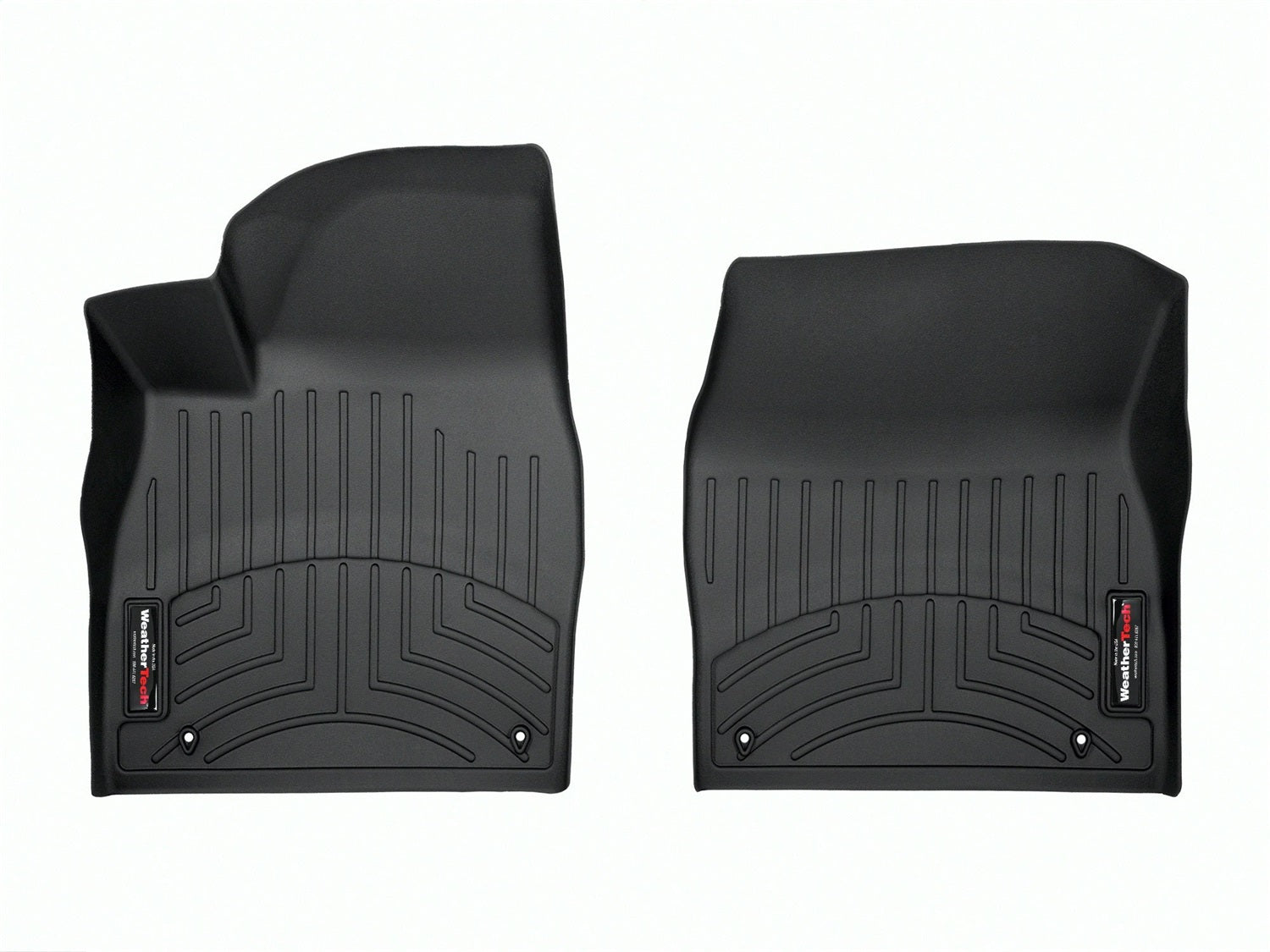 Weathertech 4417231 FloorLiner™ DigitalFit®; Black; Front; Weathertech 4417231