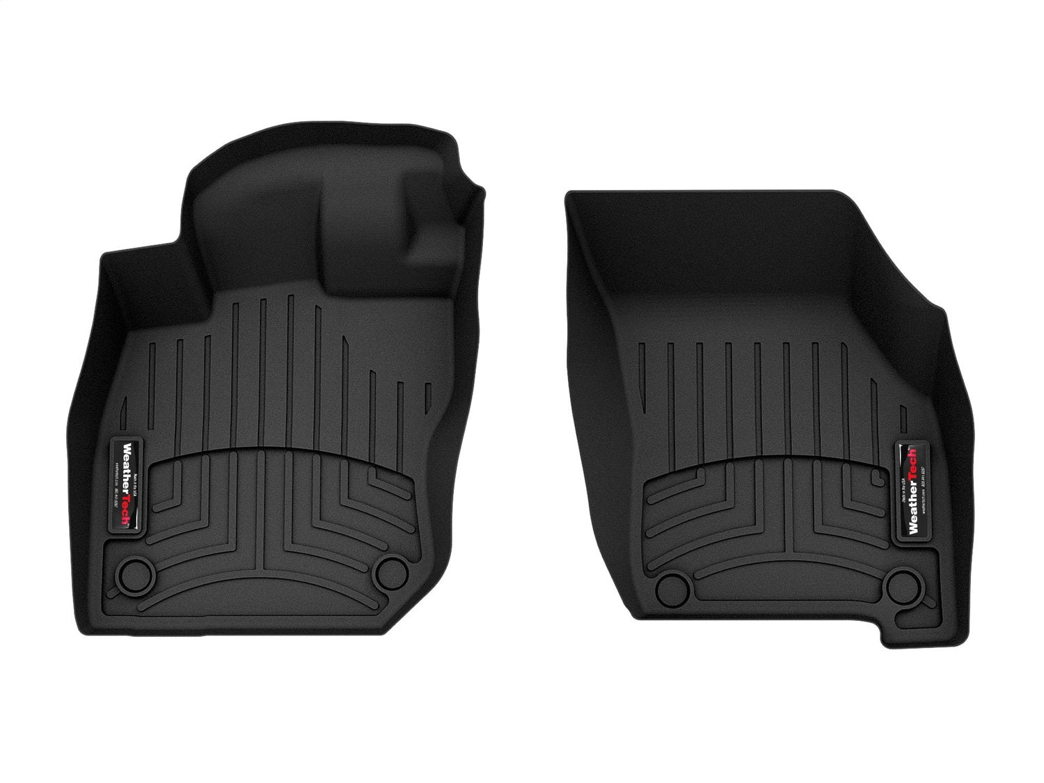 Weathertech 4417271 FloorLiner™ DigitalFit®; Black; Front; Weathertech 4417271