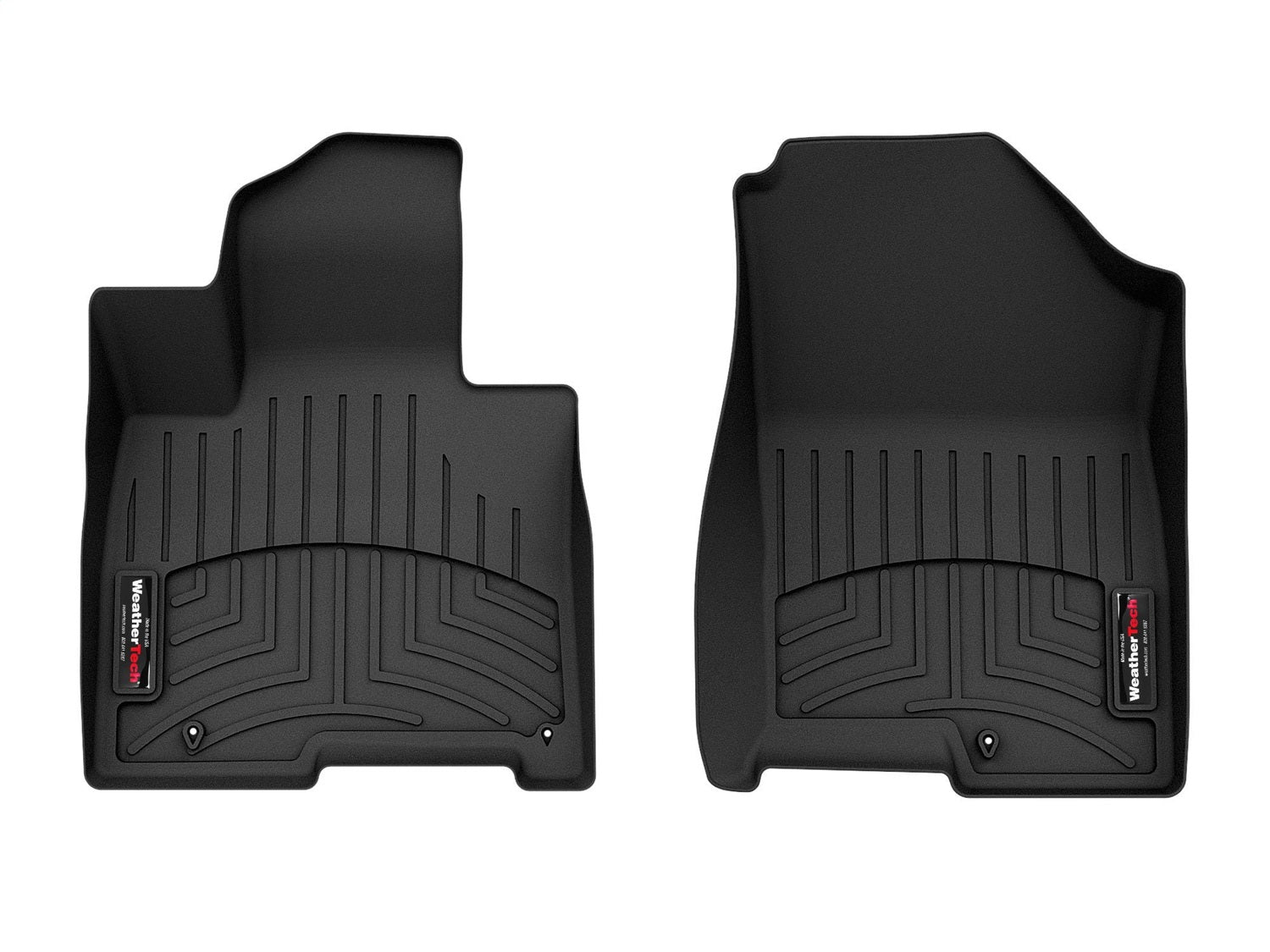 Weathertech 4417291 FloorLiner™ DigitalFit®; Black; Front; Weathertech 4417291