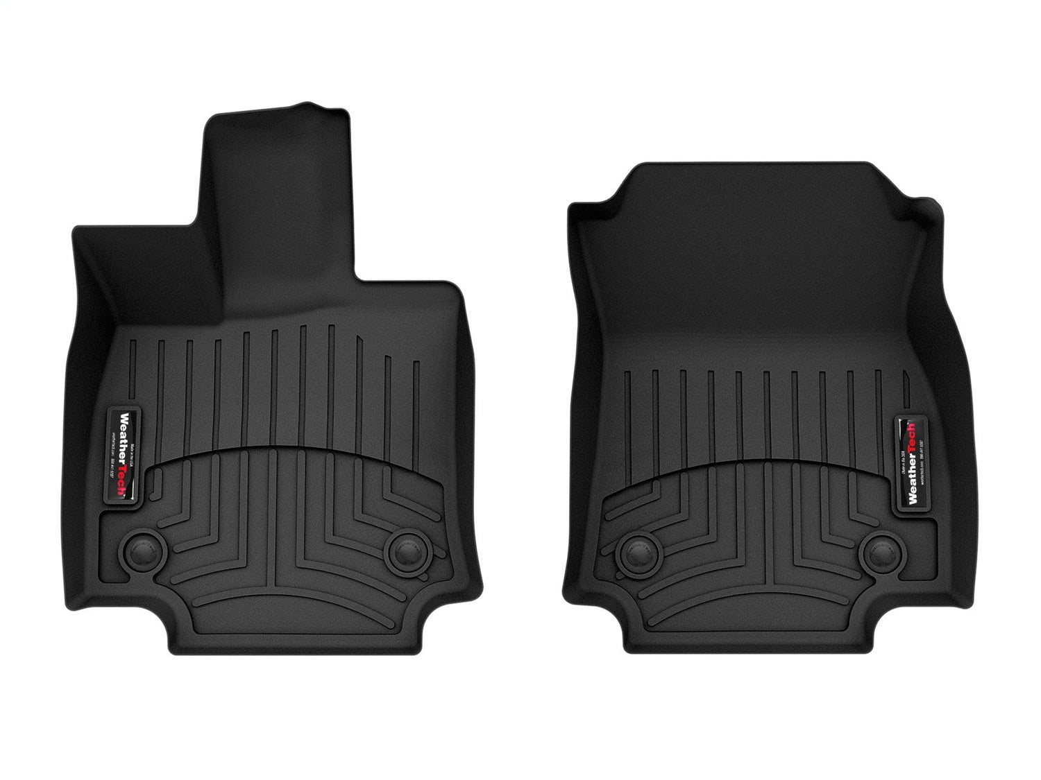 Weathertech 4417301 FloorLiner™ DigitalFit®; Black; Front; Weathertech 4417301