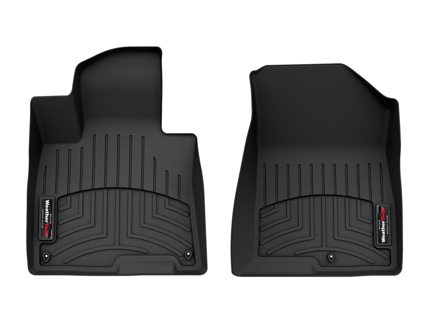 Weathertech 4417321 FloorLiner™ DigitalFit®; Black; Front; Weathertech 4417321