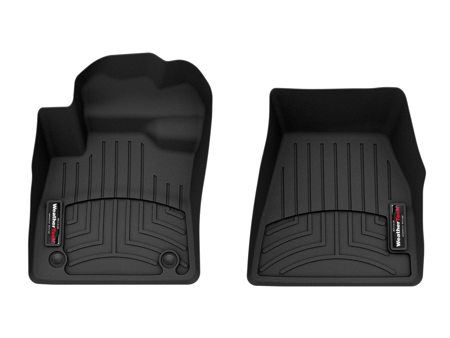 Weathertech 4417331 FloorLiner™ DigitalFit®; Black; Front; Weathertech 4417331