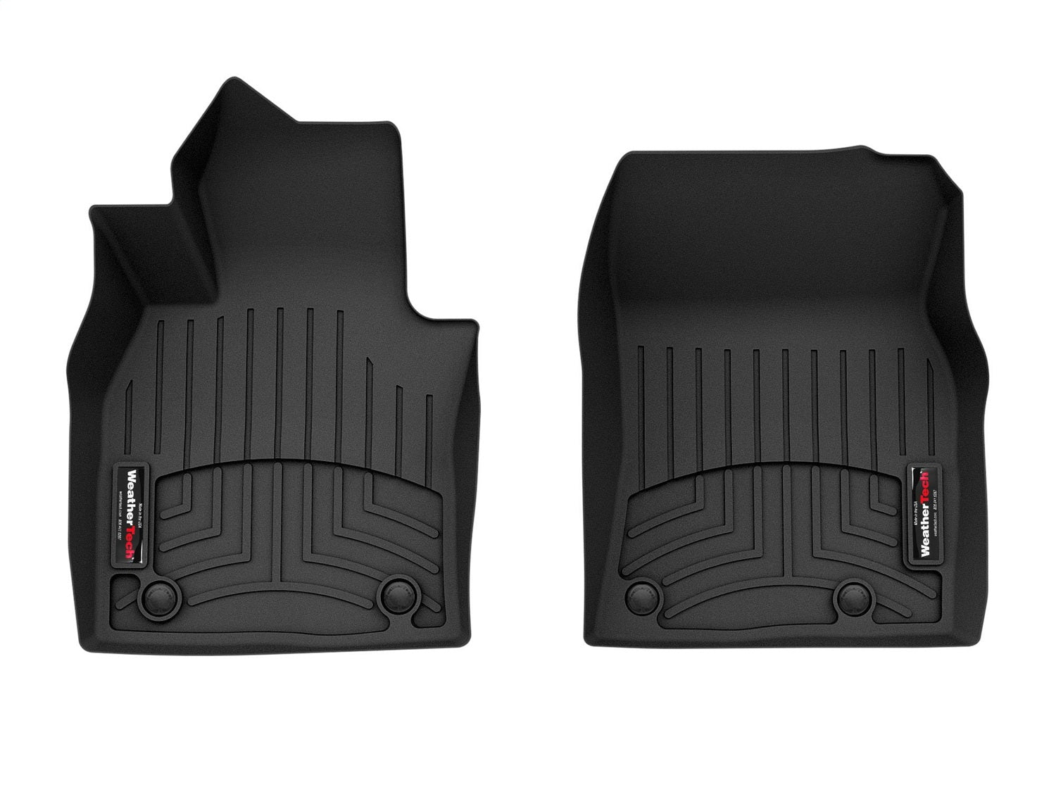 Weathertech 4417391 FloorLiner™ DigitalFit®; Black; Front; Weathertech 4417391