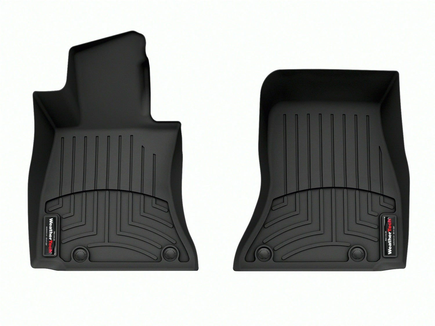 Weathertech 4417411 FloorLiner™ DigitalFit®; Black; Front; Weathertech 4417411