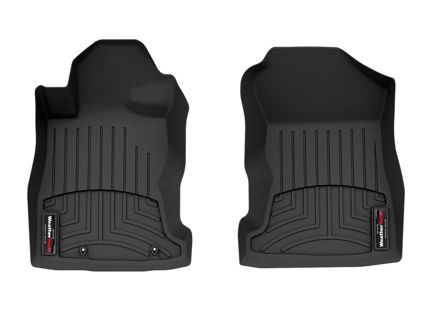 Weathertech 4417431 FloorLiner™ DigitalFit®; Black; Front; Weathertech 4417431