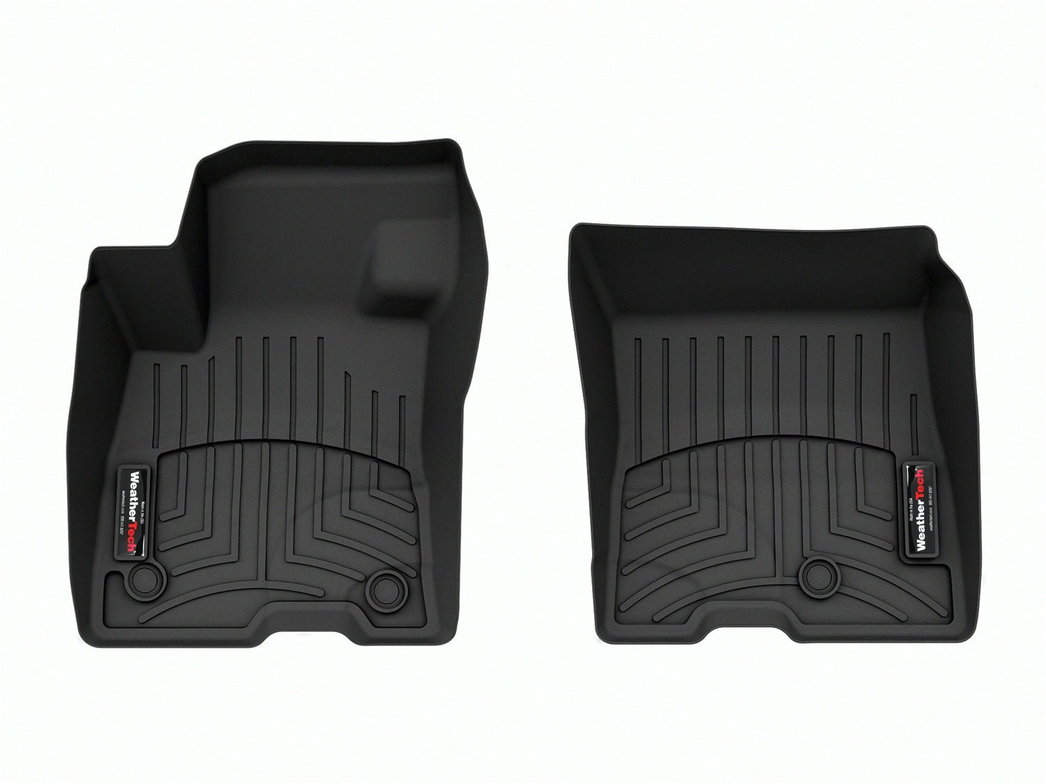 Weathertech 4417451 FloorLiner™ DigitalFit®; Black; Front; Weathertech 4417451
