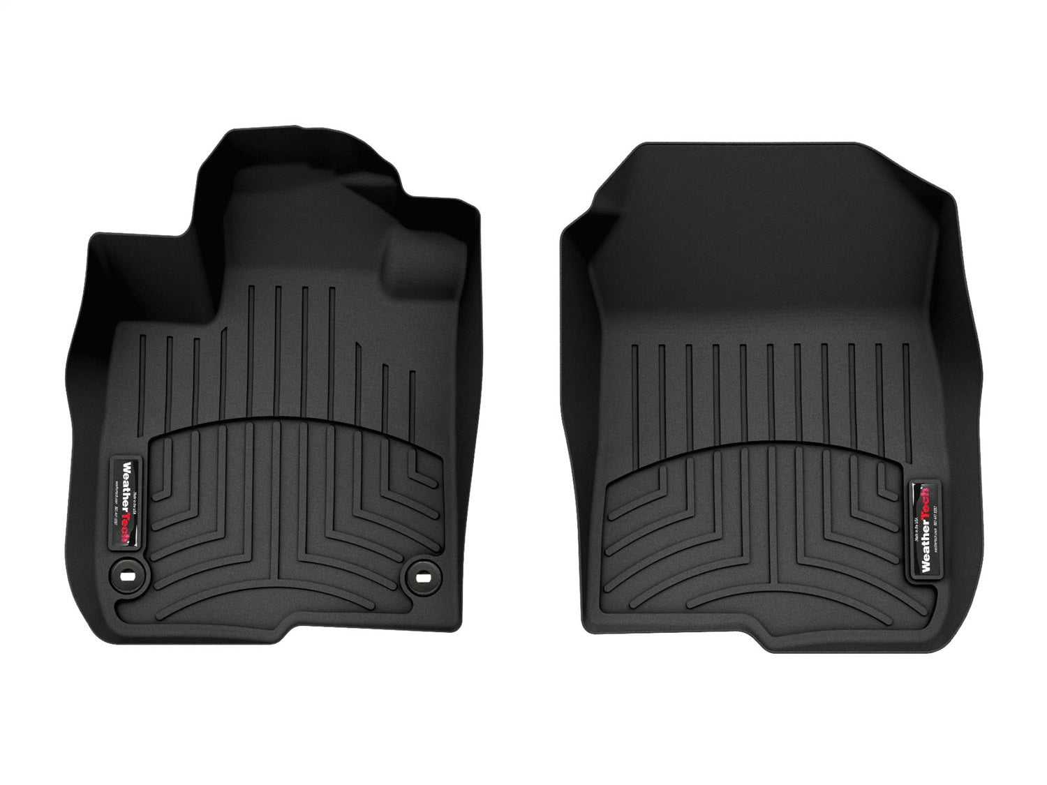 Weathertech 4417461 FloorLiner™ DigitalFit®; Black; Front; Weathertech 4417461
