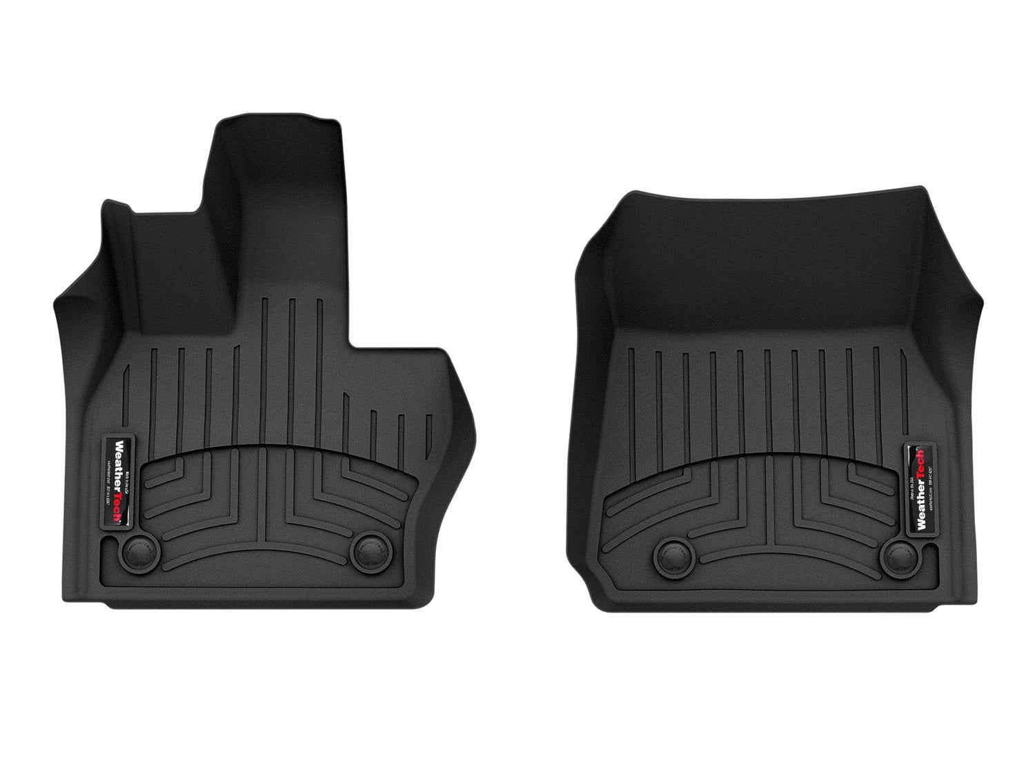 Weathertech 4417531 FloorLiner™ DigitalFit®; Black; Front; Weathertech 4417531