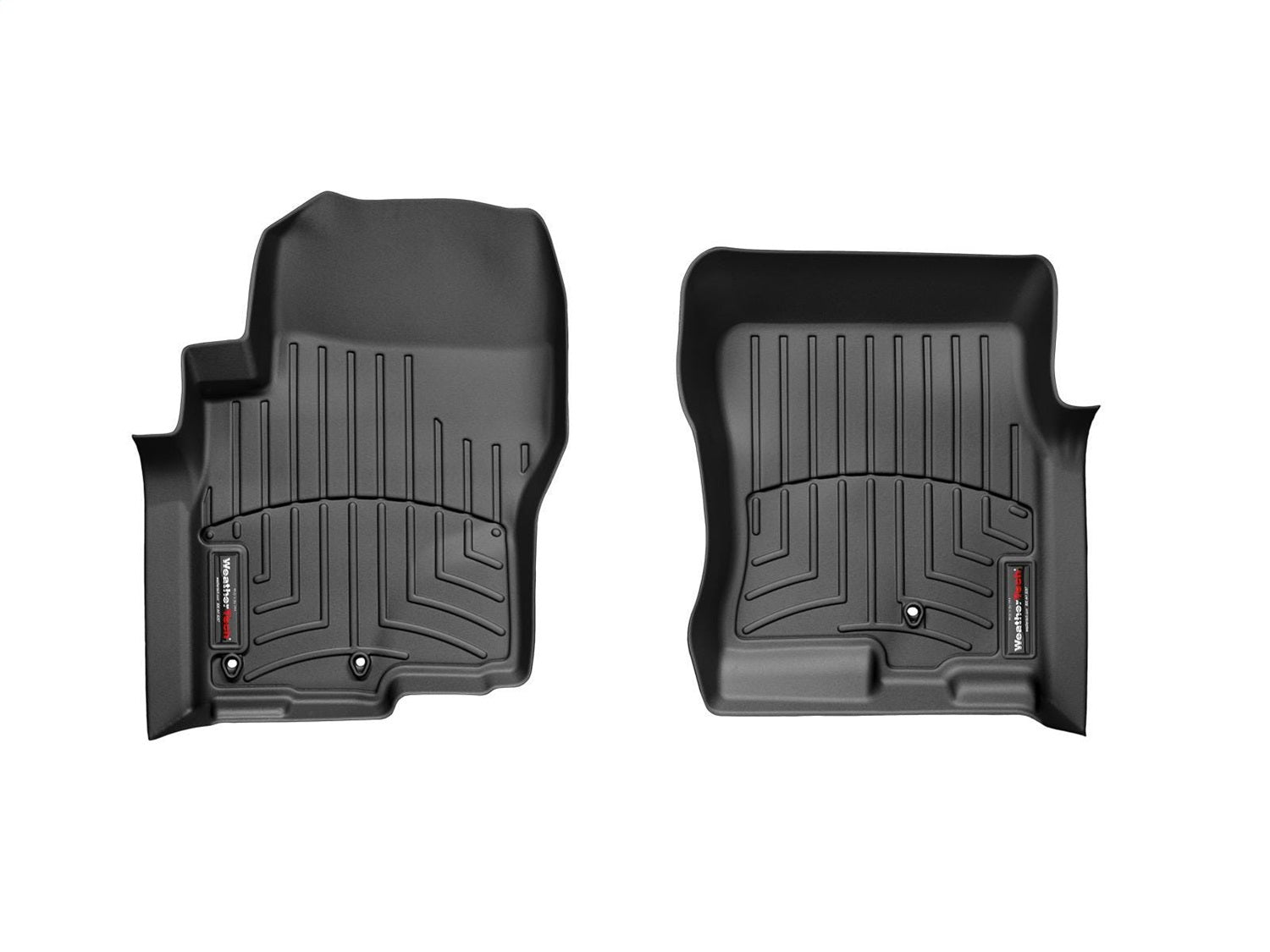 Weathertech 441761 FloorLiner™ DigitalFit®; Black; Front; Weathertech 441761