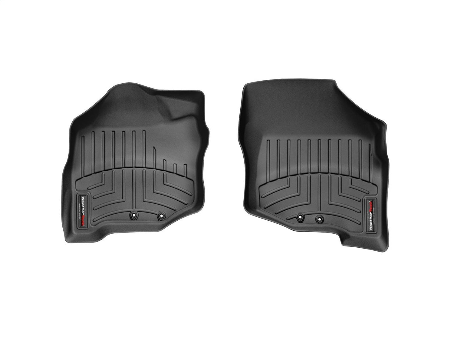 Weathertech 441771 FloorLiner™ DigitalFit®; Black; Front; Weathertech 441771