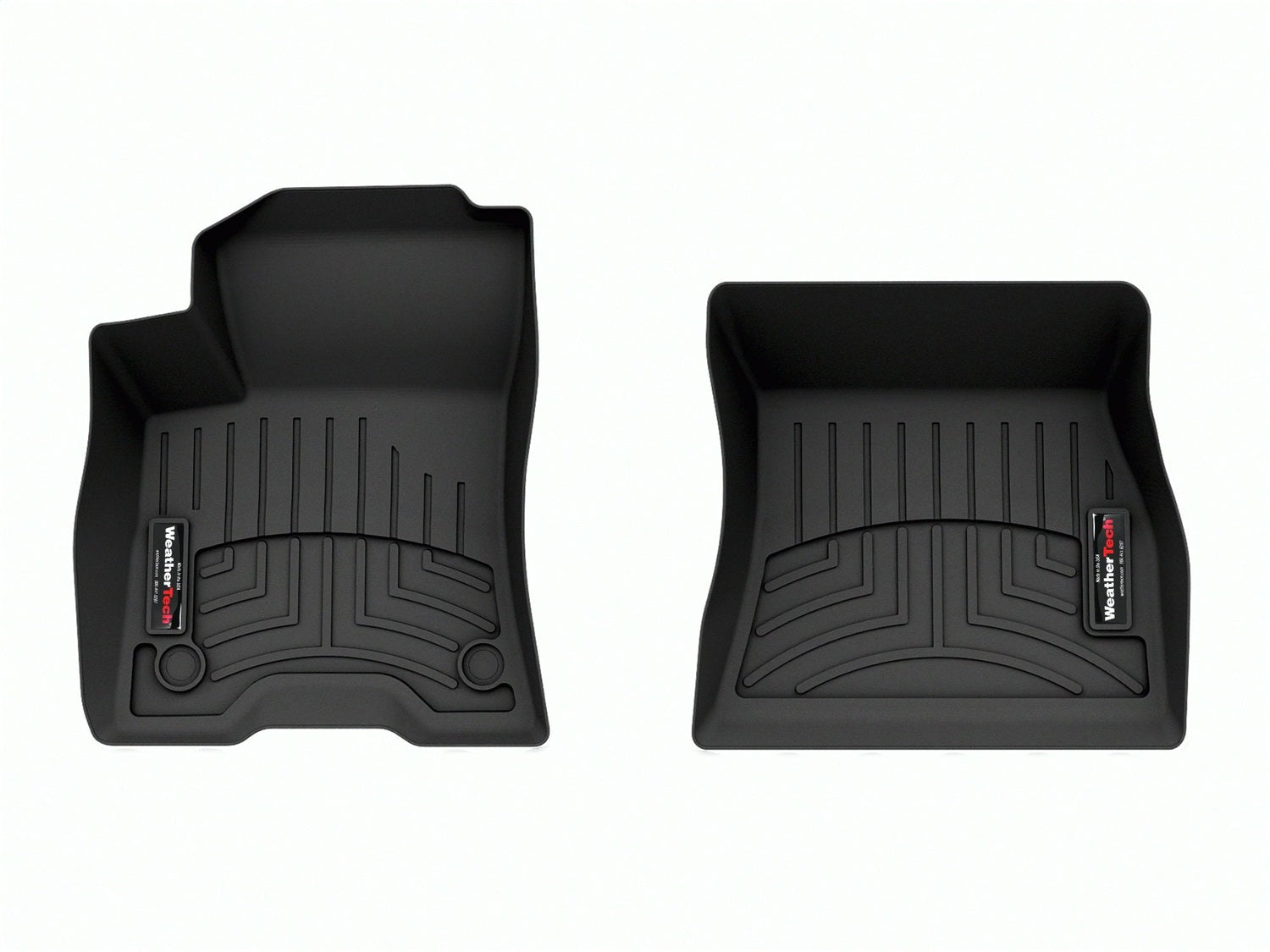 Weathertech 4417721 FloorLiner™ DigitalFit®; Black; Front; Weathertech 4417721