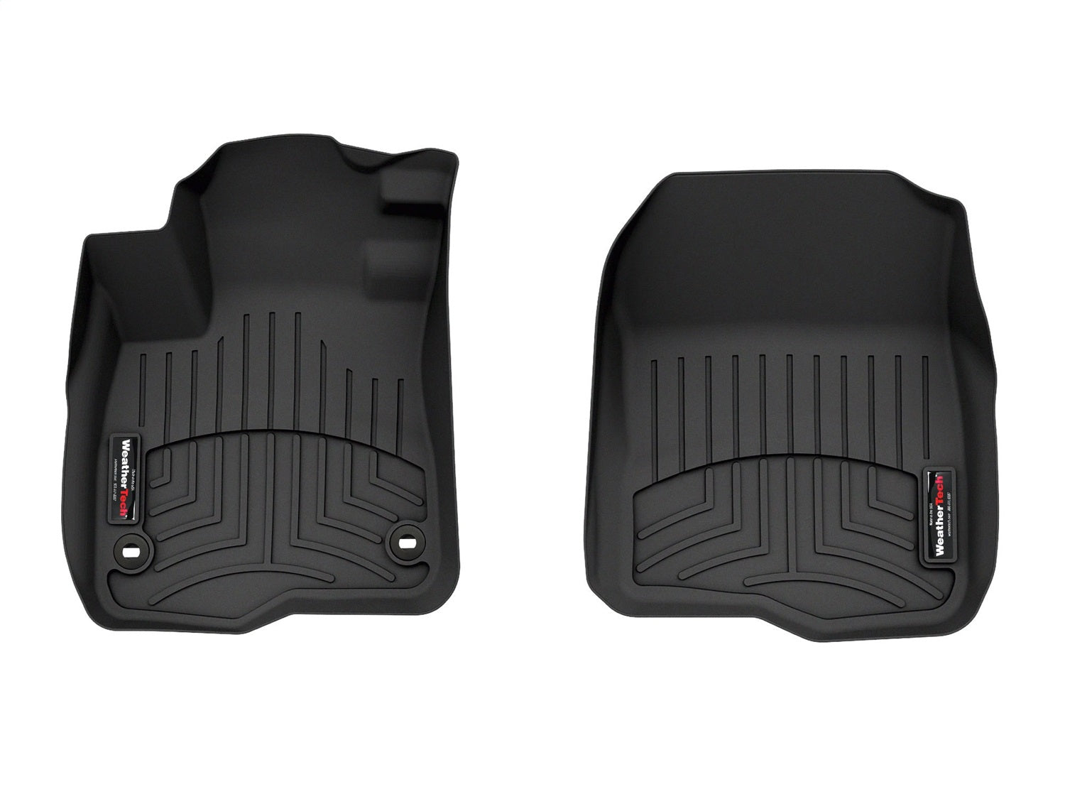 Weathertech 4417801 FloorLiner™ DigitalFit®; Black; Front; Weathertech 4417801