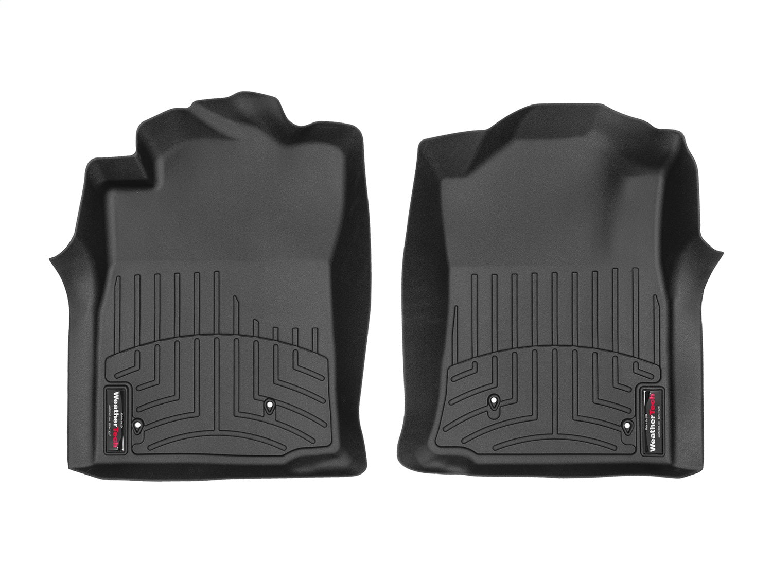 Weathertech 441781 FloorLiner™ DigitalFit®; Black; Front; Weathertech 441781