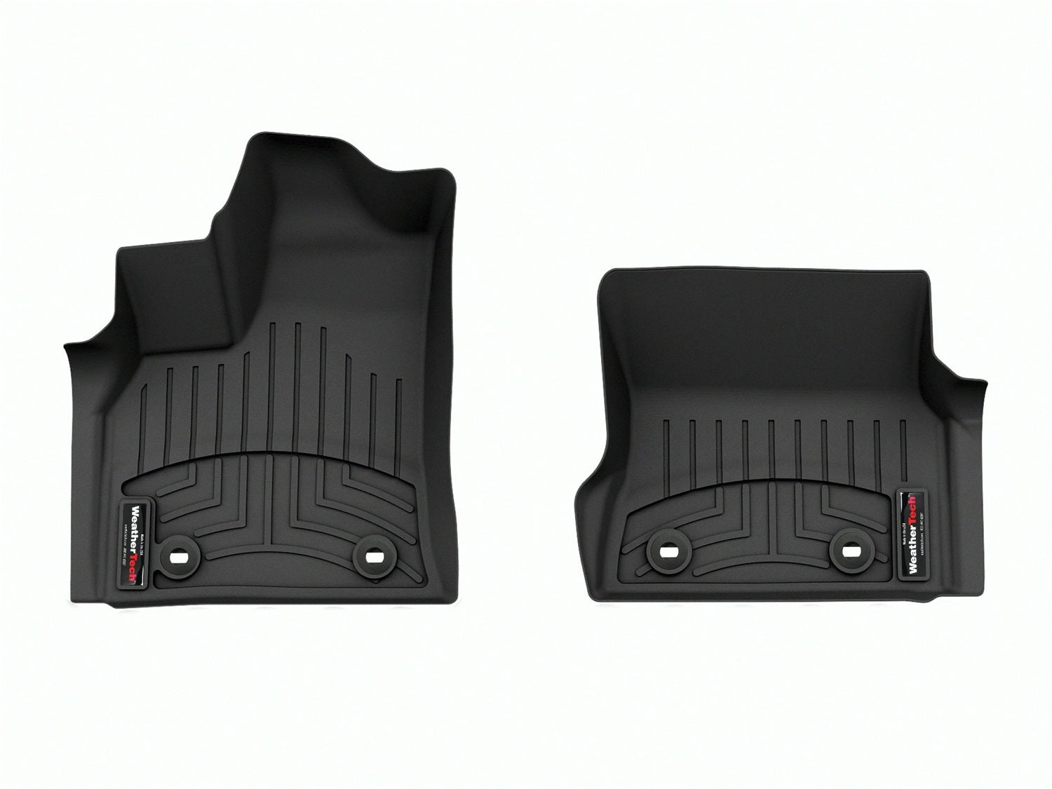 Weathertech 4417851 FloorLiner™ DigitalFit®; Black; Front; Weathertech 4417851